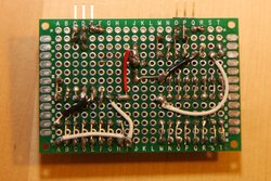 Shift register board back